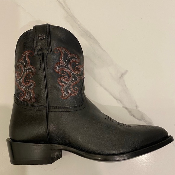 Harley-Davidson Shoes - Harley-Davidson Black and Brown Ankle Boots